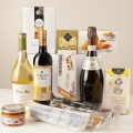 Gourmet Feast: Wine and Snack Selection