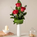 Souvenir Romantique : Roses Rouges