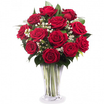 Saveur d'Amour : 15 Roses Rouges