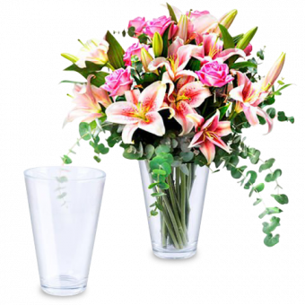 Sentiments Vibrants : Roses et Lys