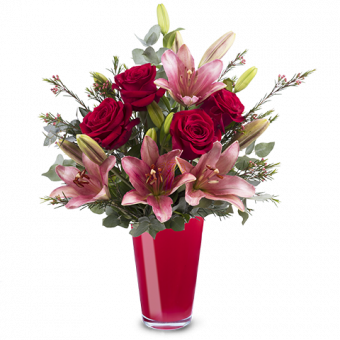 Unique Romance: Roses and Lilies
