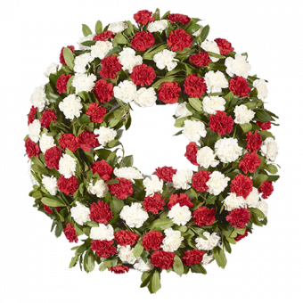 Big Carnation Wreath