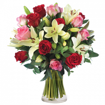 Cóctel de Amor: Rosas y Lirios