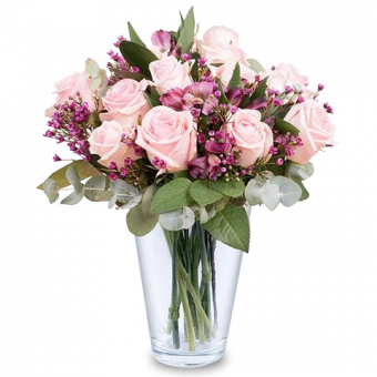 Tocco di Cipria: Rose e Alstromerie