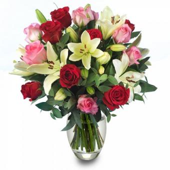 Cocktail d'Amour : Roses et Lys