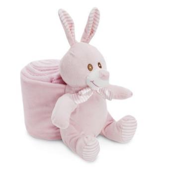Pink Bunny Blanket