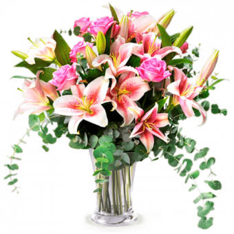 Seduzione Rosa: Rose e Gigli