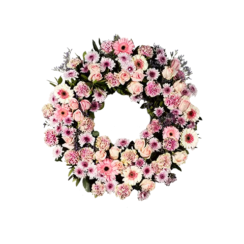 Delicate Ring: Pink Roses and Gerberas