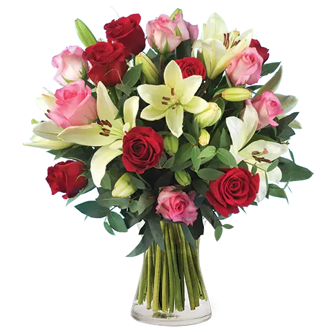 FRESH REAL FLOWERS  Delivered Choice Lily Bouquet Free Flower Delivery