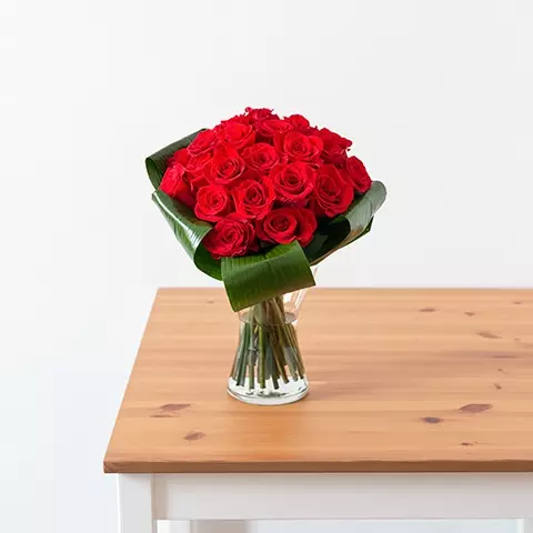 Viciado em amar: 25 rosas vermelhas