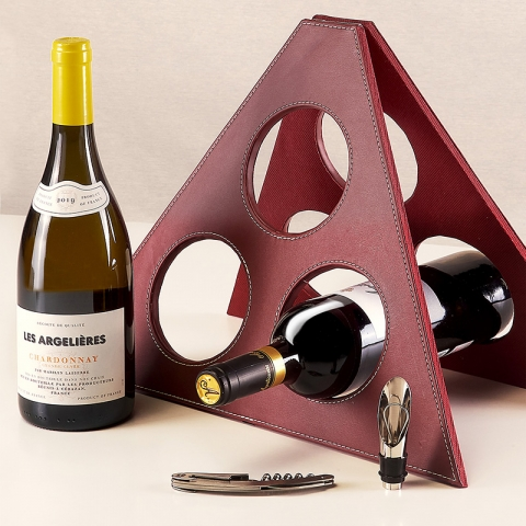 Sommelier-Spirit: Weinauswahl, Flaschenhalter und Korkenzieher