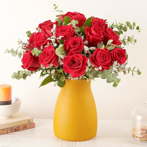 Amor clássico: Rosas vermelhas