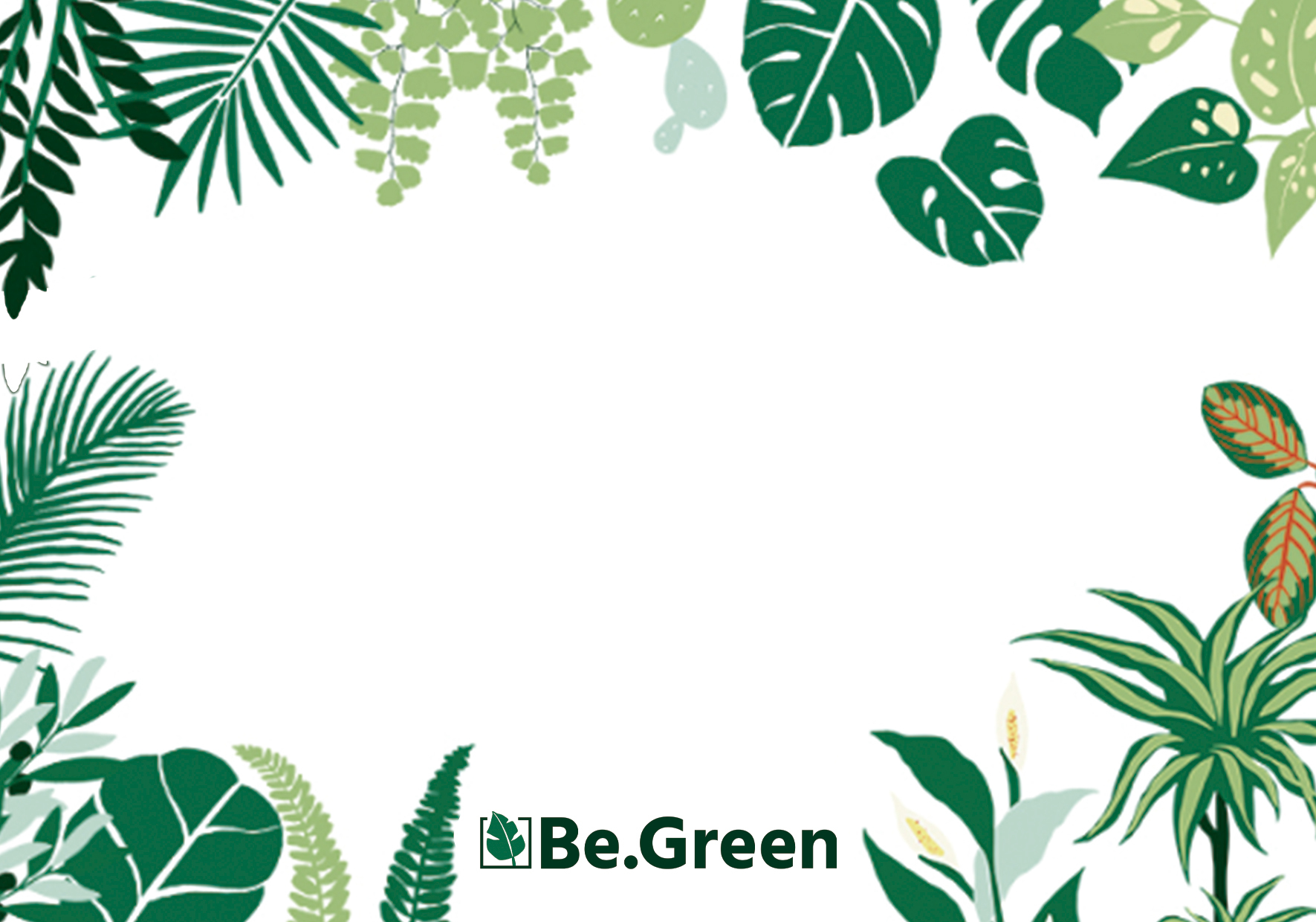 Be.Green Cartão de amante de plantas one_size